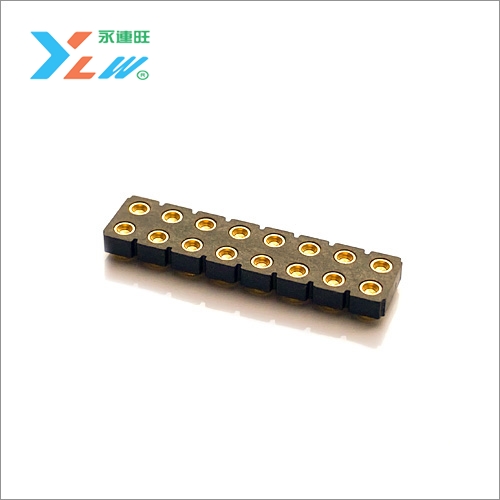 雙排16Ppogopin連接器母座插圖